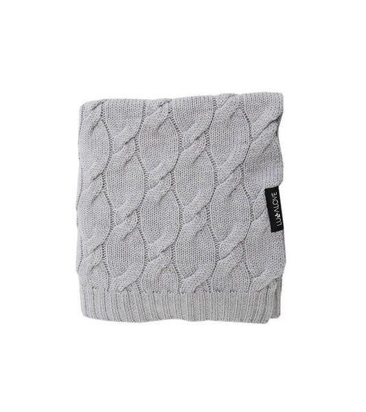 Merino Wool Baby Blanket - Grey