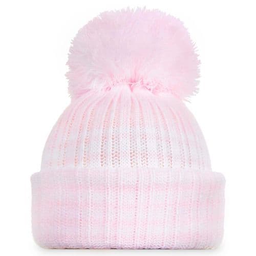 Pink bobble 2024 hat baby